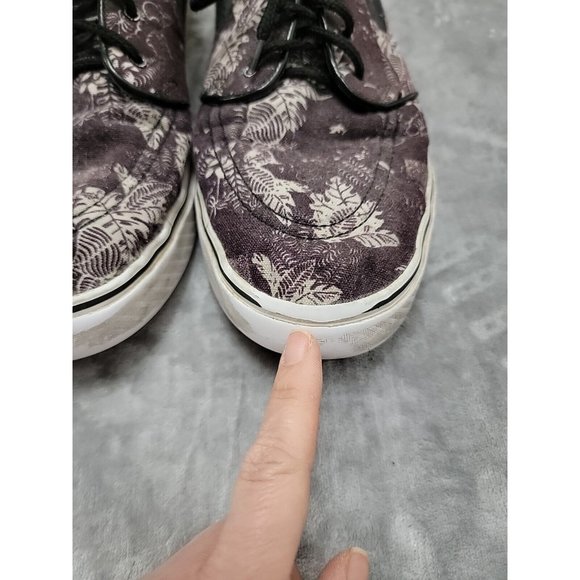 NIKE Stefan Janoski Max SB Zoom Air‎ Skateboard Sneakers Brown White Floral 12 - Picture 4 of 16